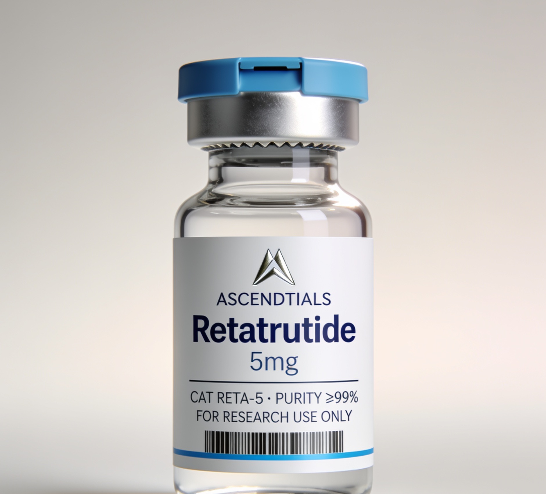 Ascendtials Retatrutide research peptide vial